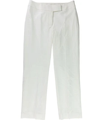 Pantalones de vestir de traje de crepé para mujer Tahari, blanco, pequeño, 6P Foto 1 de 3