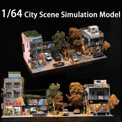 Диорама 1/64 неокрашенная сделай сам имитационная модель уличный автомобиль парковка лот дисплей модель - Изображение 1 из 4