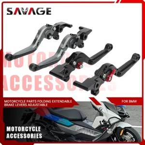 Folding Extendable Brake Levers For BMW C400GT 2019-2023 C 400 GT C400X 2018 - Picture 1 of 14