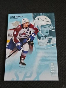 2022-23 UPPER DECK UD SPX CALE MAKAR #18 #ed 217/299 - Picture 1 of 2