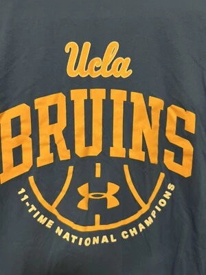 Vtg UCLA Bruins Shirt 11x Champions NCAA Mens Basketball Large Under Armour Blue - Image 1 of 4