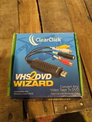 VHS To DVD Wizard Software | USB Video Capture Device Grabber | Digital Video - Image 1 of 2