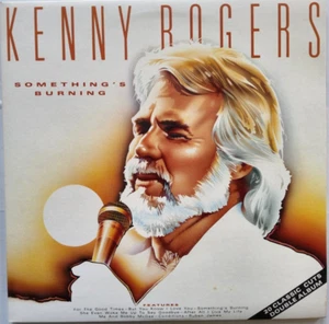 Kenny Rogers – Something's Burning 1987 LP Album vinyl record Near Mint copy - Picture 1 of 12