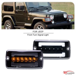 For 97-06 Jeep Wrangler TJ Switchback Dynamic LED Turn Signal Lights Corner DRL - Bild 1 von 11