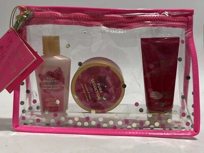 Let's Get Cozy Pure Seduction Victoria's Secret 4 p GIFT Set Bedtime Beauty Kit - Image 1 of 4