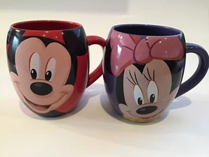 DISNEY PARKS MICKEY MOUSE & MINI MOUSE 20oz MUG (PAIR) - Picture 1 of 4