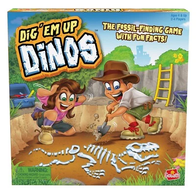 Goliath Dig 'Em Up Dinos - Fossil-Finding, Dino-Building Game - Image 1 of 4