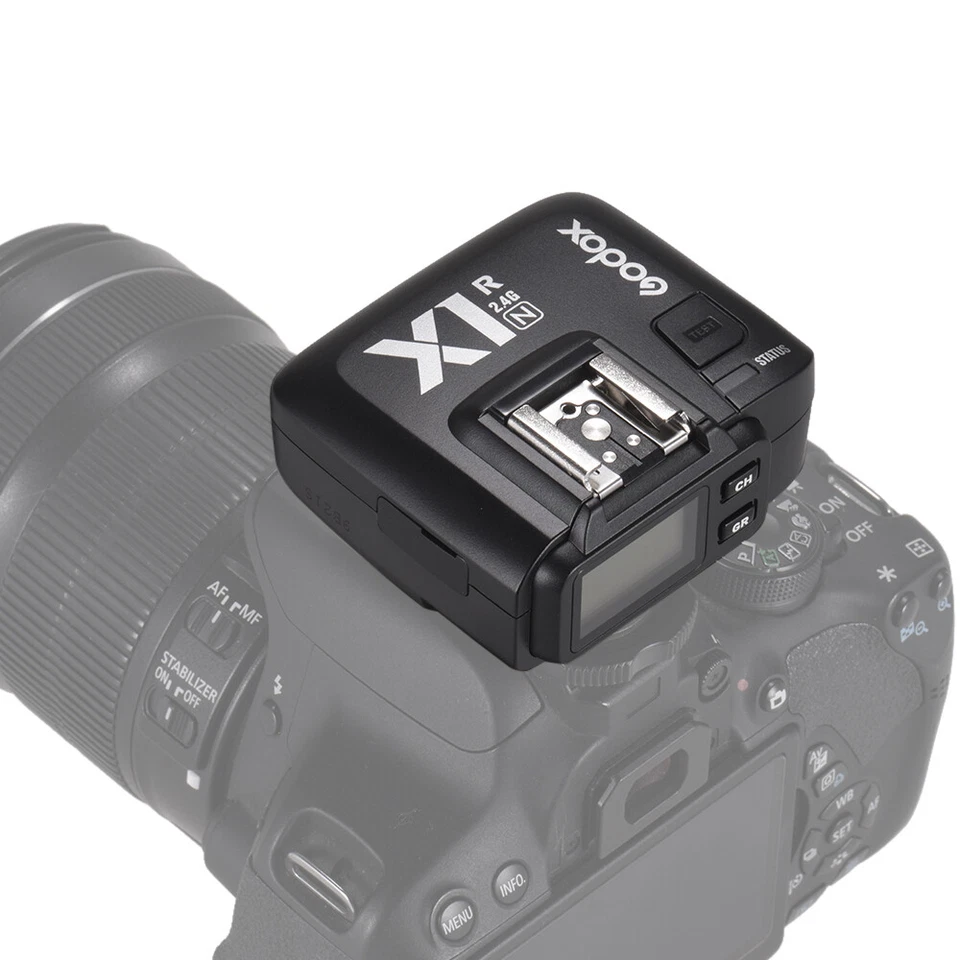  X1R-N TTL 2.4G  Flash Trigger Receiver for Cameras for X1N DV B8K7 - Image 1 of 4