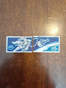 1967 #1331-32 Accomplishment In Space US Postage Stamps - Picture 1 of 2