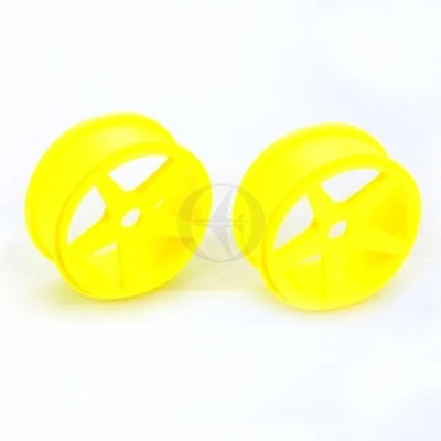 PD1946-Y Thunder Tiger 5-Speichenfelge gelb  17mm 1/8 TRA^ - Bild 1 von 2