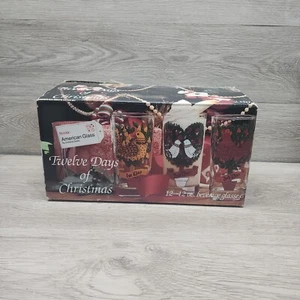 Indiana American Glass Twelve Days of Christmas 12oz Beverage Glasses Missing 1! - Picture 1 of 7