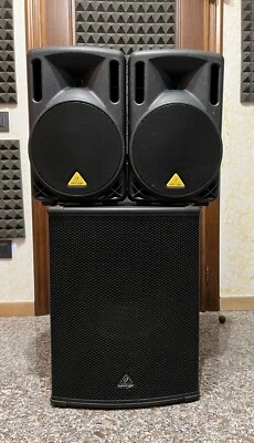 Casse Audio + Subwoofer | Behringer subwoofer 15” + 2 full range 10” attivi - Immagine 1 di 4