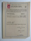 1957 Share Certificate Document autograph sign Ajit Mills Ltd Scripophily