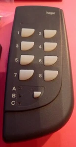 HAGER TU209 - Télécommande RADIO 24 touches KNX TEBIS 433MHz - Lire DESCRIPTIF
