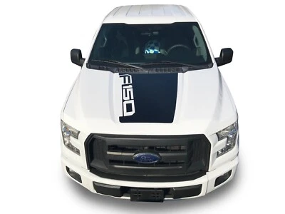 2015-2020 For Ford F-150 Decals Center Hood Stripes Vinyl Stickers Graphics - Изображение 1 из 4