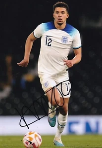 Football - Nathan Wood - Hand Signed A4 Photograph - England - COA - Picture 1 of 1