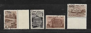 Russia USSR 1946 Moscow scenes Mi 1056-1059 Sc 1059-1062 CTO OG - Picture 1 of 2