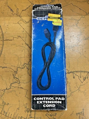 Control Pad Extension Cord (Sega Genesis) In Box Official - Image 1 of 4