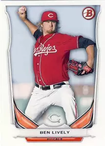 (50) 2014 Bowman Draft Picks BEN LIVELY Rookie Card LOT #TP43 Reds - Picture 1 of 1