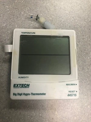 Extech Instruments 445715 Big Digit Hygro Thermometer - Image 1 of 3