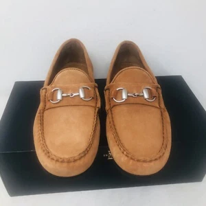 NWB Mens Allen Edmonds "Sebastian" Suede Bit Loafers Rust Color 9 D $325 - Picture 1 of 11