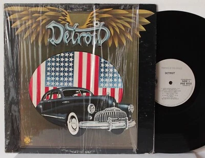 Detroit LP ~ With Mitch Ryder ~ Paramount PAS 6010 ~ VG++ in SHRINK Lou Reed  - Image 1 of 2