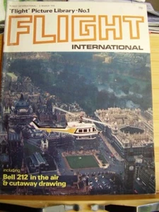 FLIGHT INTERNATIONAL  AVIATION MAG MARCH 1972 BELL 212 CUTAWAY DRAWINGS CONCORDE - Imagen 1 de 6