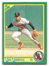 Dick Schofield 1990 Score Baseball #44 California Angels