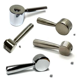 28 Spline Tap Handle Cartridge Lever Chrome Silksteel Modern Lever Kitchen - Picture 1 of 10