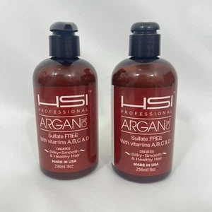HSI Professional Argan Oil Smoothing Conditioner, 8oz (236ml) Pack Of 2! - Picture 1 of 8
