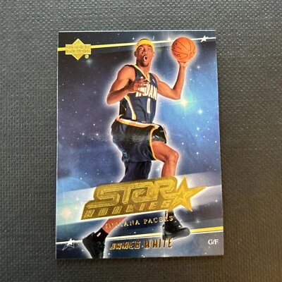 2006 Upper Deck Star Rookie JAMES WHITE Indiana Pacers #229 NBA Basketball - Image 1 of 4
