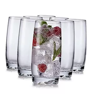 Drinking Glasses set of 8 Highball Glass cups By Home Essentials – Premium - Picture 1 of 8