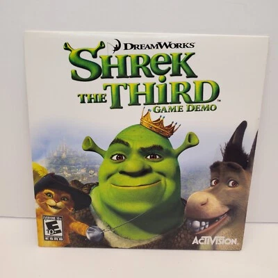 Shrek The Third Activision Game Demo Brand New Factory Sealed PC CD-ROM Donkey - Image 1 of 4