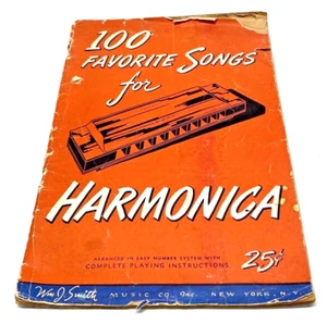 VTG 100 Favorite Songs for Harmonica 1946, & How to Play Harmonica 1985 - Picture 1 of 12