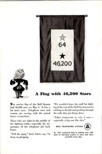 Bell Telephone System WW2 Print Ad 1943 War Print Ad - Picture 1 of 2