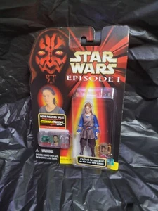Figura de acción Hasbro Star Wars Episodio 1 Naboo Queen Amidala chip CommTech sin usar - Imagen 1 de 3
