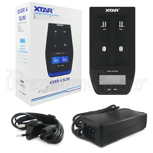XTAR Over 4 Slim Intelligent Fast Charging Charger Li-Ion IMR INR ICR Akkus - Bild 1 von 6