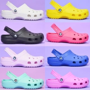 Kids Adults Classic Clogs Slippers Shoes Breathable Beach Shoe AU Size Gift - Picture 1 of 14