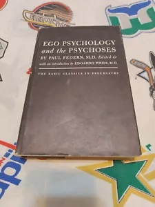 EGO PSYCHOLOGY AND THE PSYCHOSES by Paul Federn HC 1952-60 3rd Edition VINTAGE - Picture 1 of 7