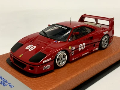 1/43 BBR Ferrari F40 from 1989 IMSA series of J.Alesi  Leather Base BG09B  MG430 - Image 1 of 4