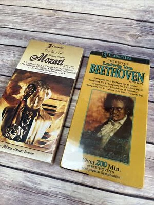 Classical Music Best of Mozart And Beethoven Cassette Tapes SEALED! - Image 1 of 4