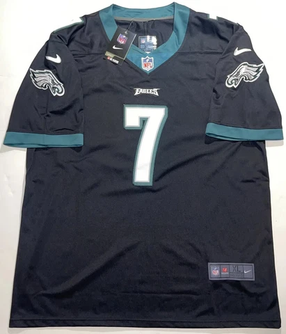 Joe Flacco Philadelphia Eagles NFL Nike On Field Jersey New NWT Mens XL Black Cover
