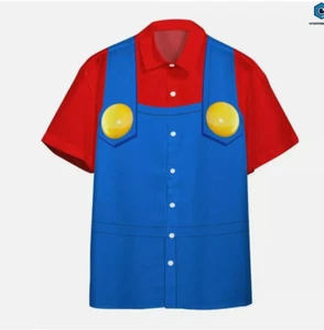 Wario Super Mario 3D HAWAII SHIRT HALLOWEEN GESCHENK BESTER PREIS US-GRÖSSE ÜBERDRUCK - Bild 1 von 3