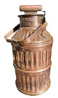 Antique Solid Copper Milk Can Jug 5 Gallon Farmhouse decor 22" Tall 11 lbs
