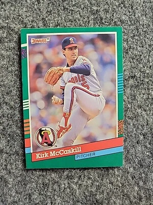 1991 Donruss - #637 Kirk McCaskill + 5 Random Bonus Cards! - Image 1 of 2