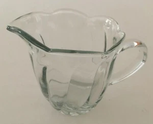 Anchor Hocking Creamer EAPC Early American Prescut Scalloped Gravy Pitcher VTG - Picture 1 of 9