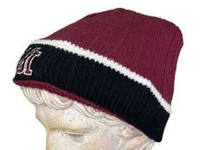 NCAA University of Montana Grizzlies Ribbed Reverisble Woolly Hat Beanie OSFA - Picture 1 of 4