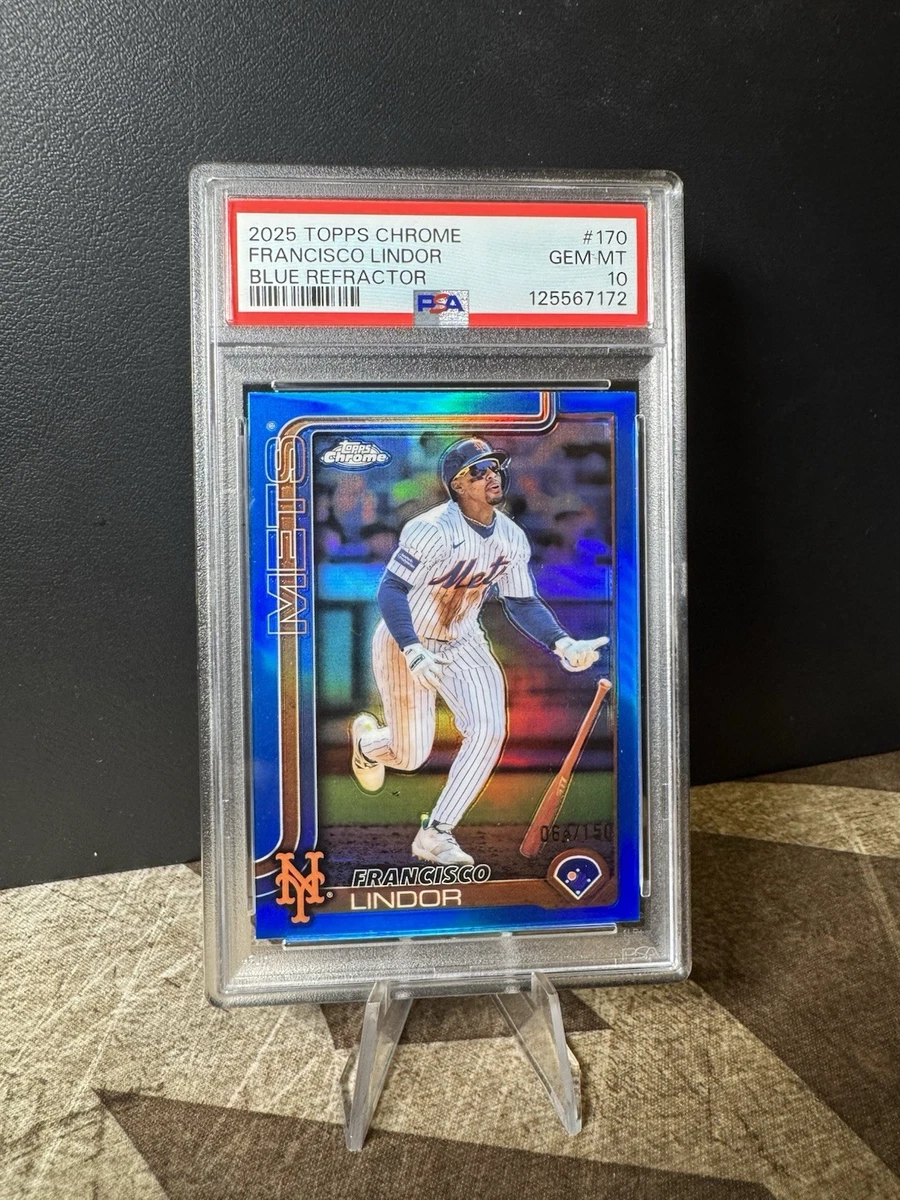 Francisco Lindor Serial Numbered Baseball Trading Cards