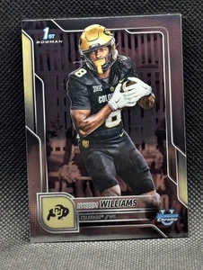 Hykeem Williams 2025 Bowman University cromo Colorado #139 1er - Imagen 1 de 2
