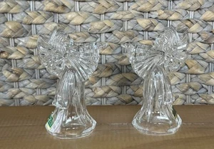 "Par de candelabros Marquis by Waterford Angel cristalino 4,25""" - Imagen 1 de 6